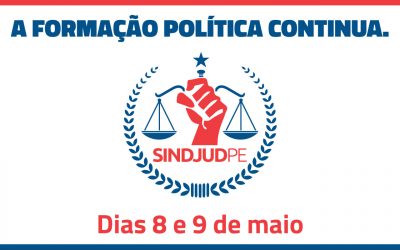 SINDJUD-PE realiza mais atividades de formação política em tempos de distanciamento social