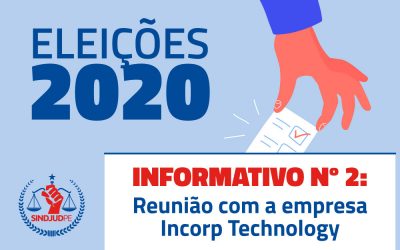Eleições 2020 – Informativo N° 2: reunião com a empresa Incorp Technology