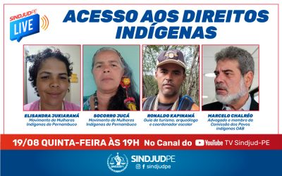 Live SINDJUD-PE: Acesso aos direitos pelos povos indígenas