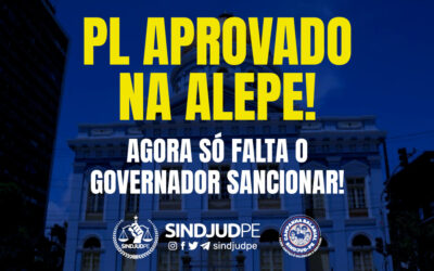 PL DE REPOSIÇÃO SALARIAL DA CATEGORIA É APROVADO NA ALEPE; TEXTO SEGUE PARA SANÇÃO DO GOVERNADOR