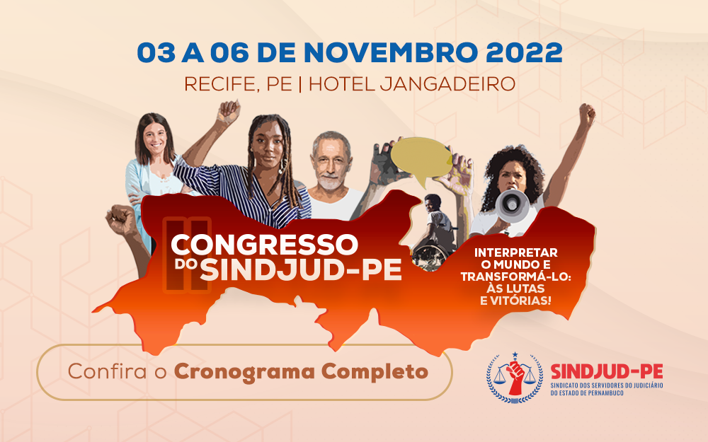 CHAMADA PARA O II CONGRESSO DO SINDJUD-PE