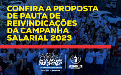 CONFIRA A PROPOSTA DE PAUTA DE REIVINDICAÇÕES DA CAMPANHA SALARIAL 2023