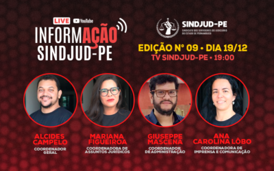 SINDJUD-PE OFICIA TJPE PELA ADESÃO AO PONTO FACULTATIVO NOS JOGOS