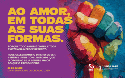 28 DE JUNHO – DIA INTERNACIONAL DO ORGULHO LGBT+