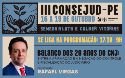 O III CONSEJUD-PE 2025 está chegando! SE LIGA NA NOSSA PROGRAMAÇÃO!