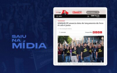 SAIU NA MÍDIA: BLOG DO ELIELSON INFORMA DATA DE LANÇAMENTO DO LIVRO “A LUTA É JUSTA”