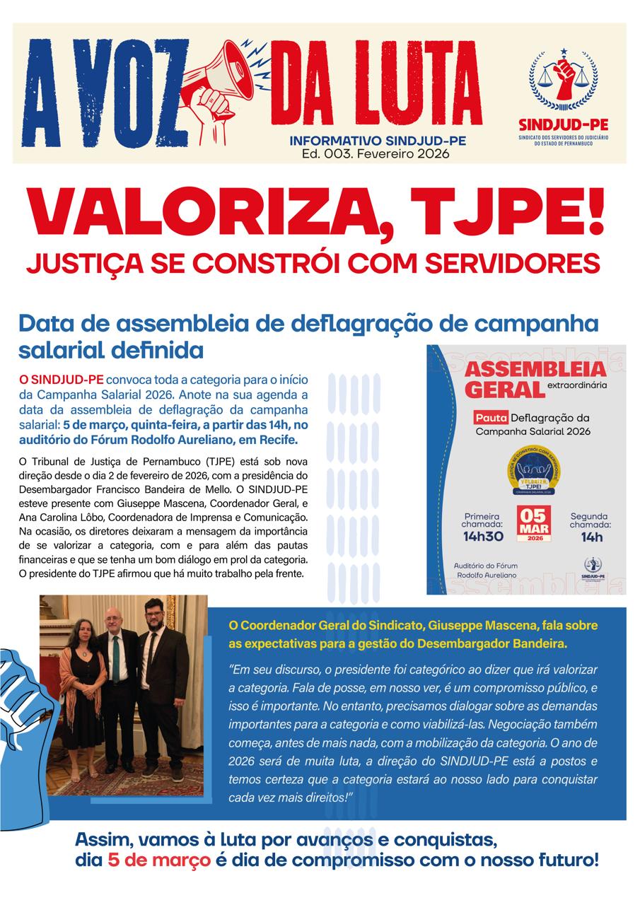 A Voz da Luta Ed. 003