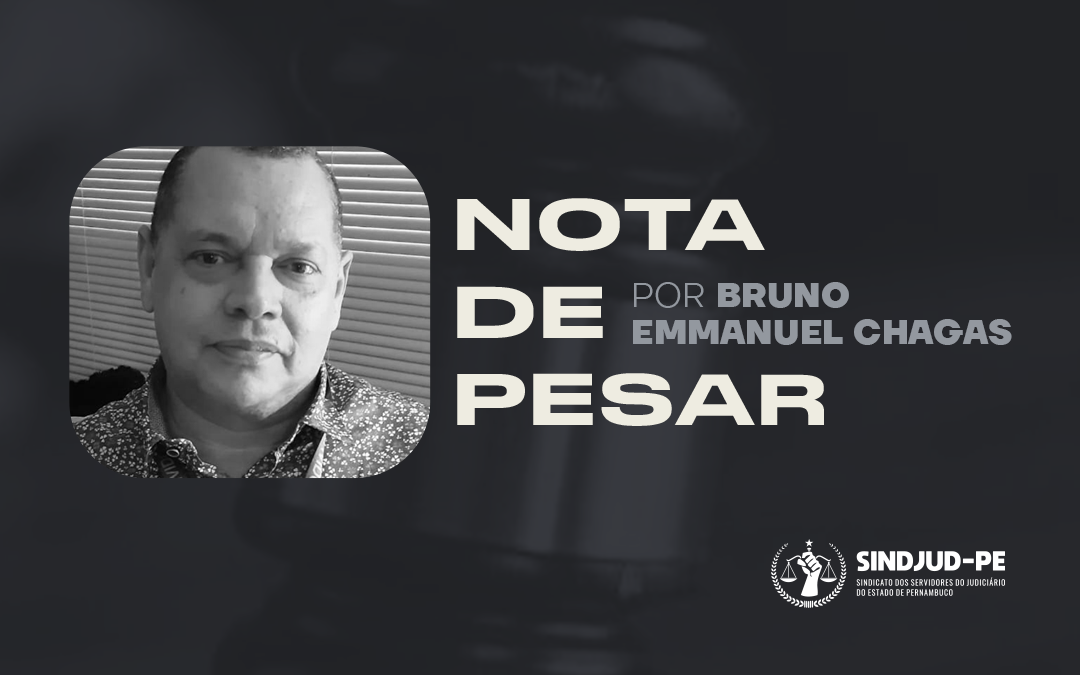 NOTA DE PESAR — BRUNO EMMANUEL CHAGAS