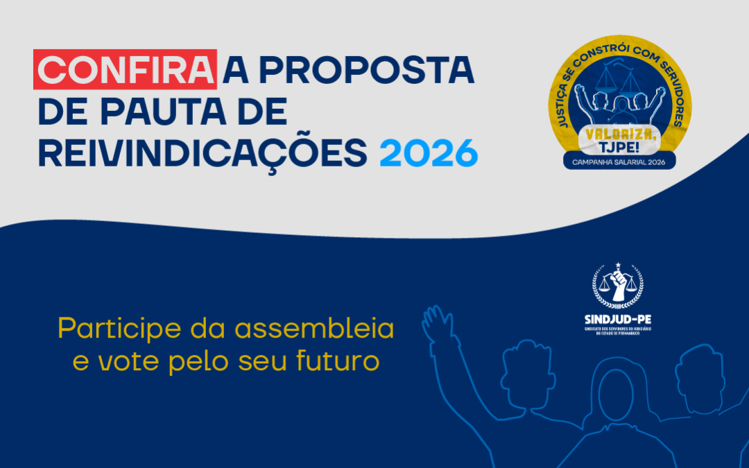 PAUTA DE REIVINDICAÇÕES DA CAMPANHA SALARIAL 2026 JÁ ESTÁ DISPONÍVEL