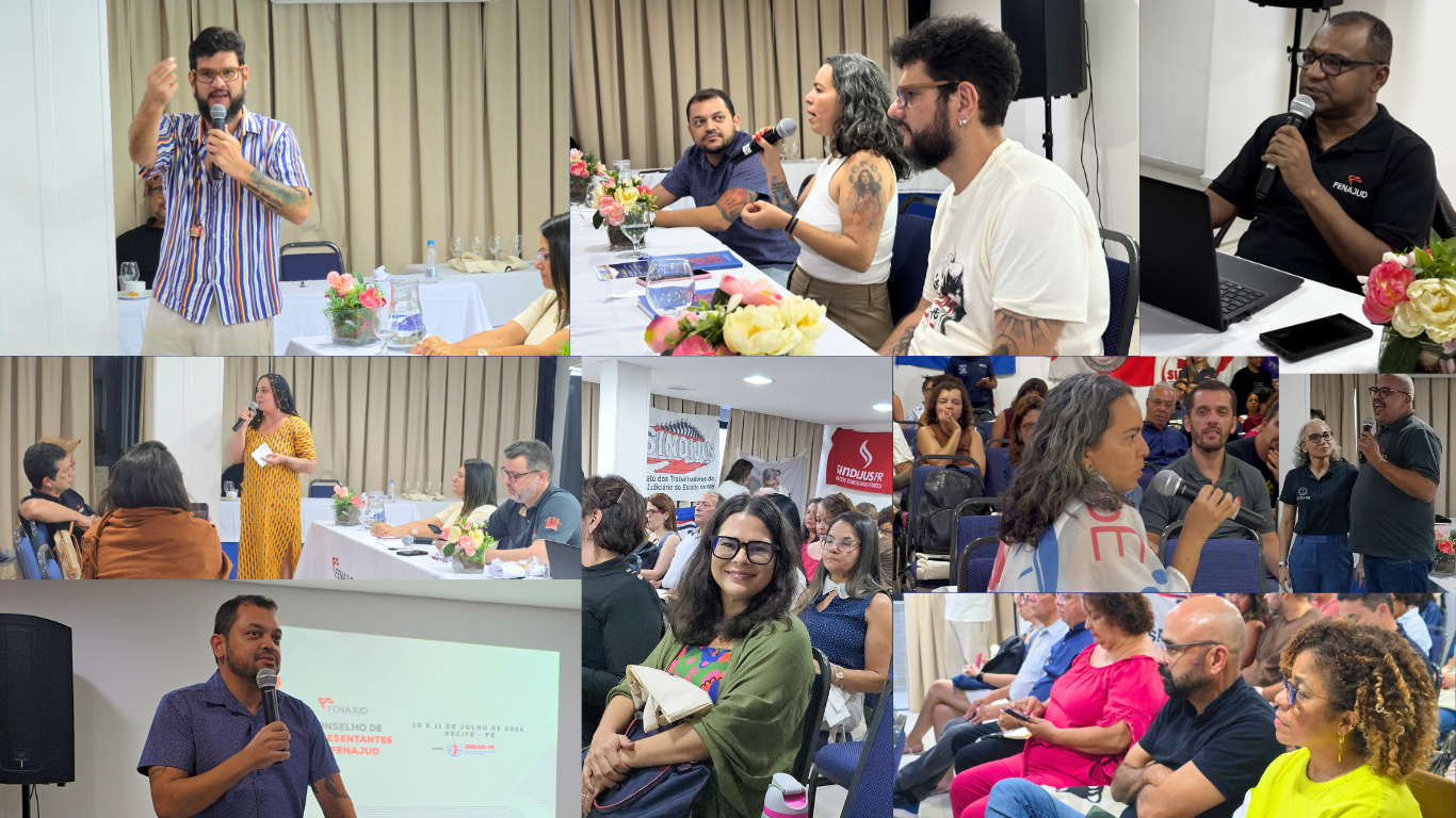 SINDJUD-PE SEDIA CONSELHO DE REPRESENTANTES DA FENAJUD E FORTALECE AGENDA DE LUTAS NACIONAIS DA CATEGORIA