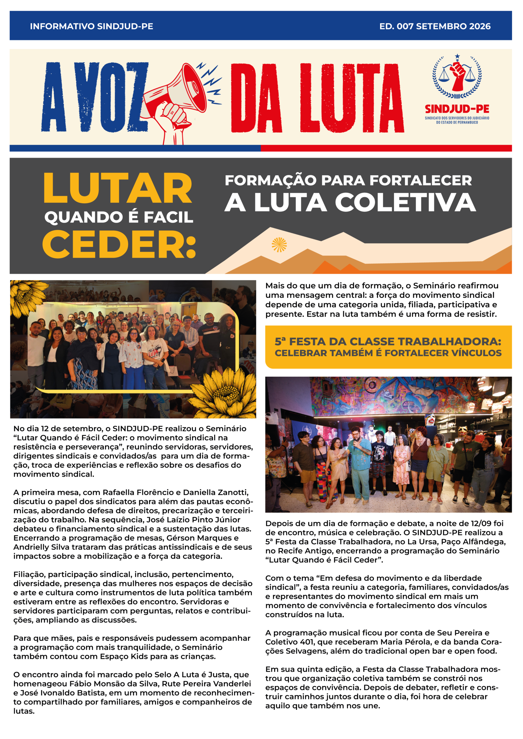 A Voz da Luta Ed. 007