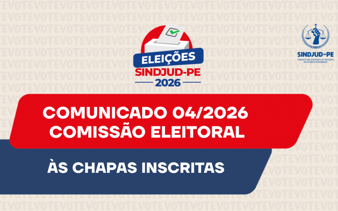 COMUNICADO ÀS CHAPAS INSCRITAS