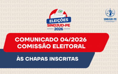 COMUNICADO ÀS CHAPAS INSCRITAS